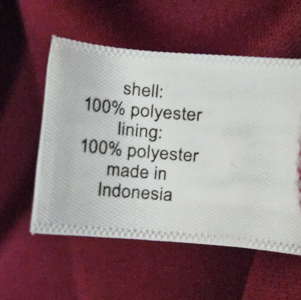 Lane Bryant flowy tank top wine color and white. Size 22 - Picture 4 of 6